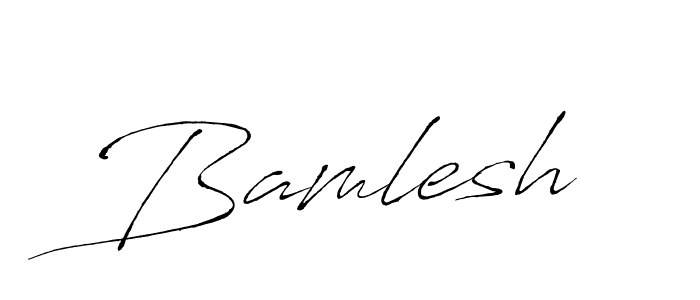 It looks lik you need a new signature style for name Bamlesh. Design unique handwritten (Antro_Vectra) signature with our free signature maker in just a few clicks. Bamlesh signature style 6 images and pictures png