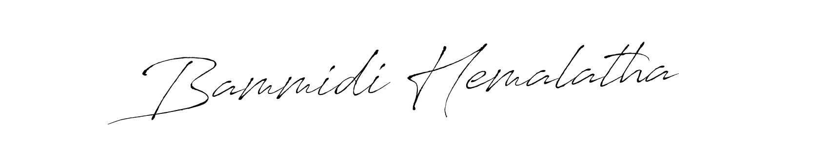 Also we have Bammidi Hemalatha name is the best signature style. Create professional handwritten signature collection using Antro_Vectra autograph style. Bammidi Hemalatha signature style 6 images and pictures png