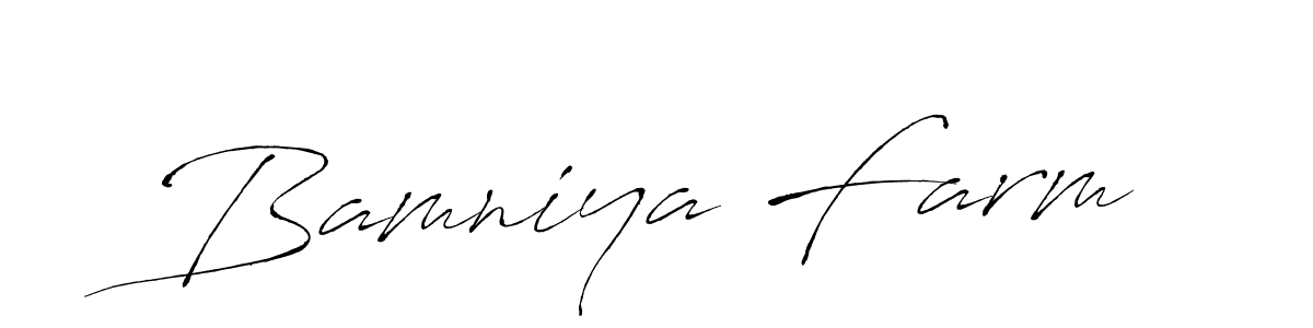 You can use this online signature creator to create a handwritten signature for the name Bamniya Farm. This is the best online autograph maker. Bamniya Farm signature style 6 images and pictures png