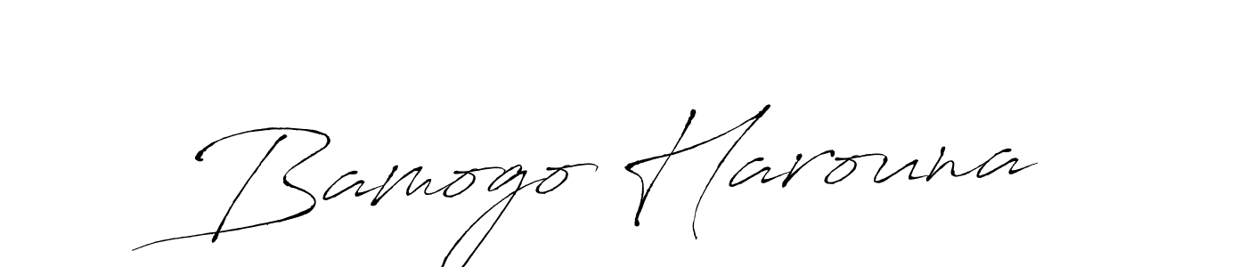 Antro_Vectra is a professional signature style that is perfect for those who want to add a touch of class to their signature. It is also a great choice for those who want to make their signature more unique. Get Bamogo Harouna name to fancy signature for free. Bamogo Harouna signature style 6 images and pictures png