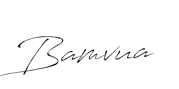 The best way (Antro_Vectra) to make a short signature is to pick only two or three words in your name. The name Bamvua include a total of six letters. For converting this name. Bamvua signature style 6 images and pictures png