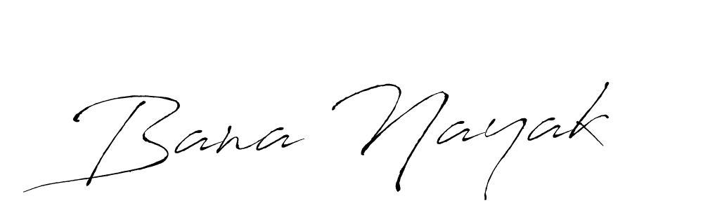 Antro_Vectra is a professional signature style that is perfect for those who want to add a touch of class to their signature. It is also a great choice for those who want to make their signature more unique. Get Bana Nayak name to fancy signature for free. Bana Nayak signature style 6 images and pictures png