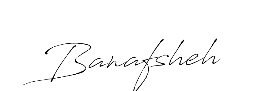 Create a beautiful signature design for name Banafsheh. With this signature (Antro_Vectra) fonts, you can make a handwritten signature for free. Banafsheh signature style 6 images and pictures png
