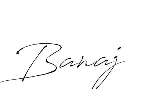 How to make Banaj name signature. Use Antro_Vectra style for creating short signs online. This is the latest handwritten sign. Banaj signature style 6 images and pictures png
