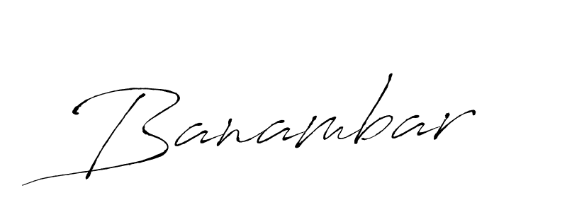 Create a beautiful signature design for name Banambar. With this signature (Antro_Vectra) fonts, you can make a handwritten signature for free. Banambar signature style 6 images and pictures png