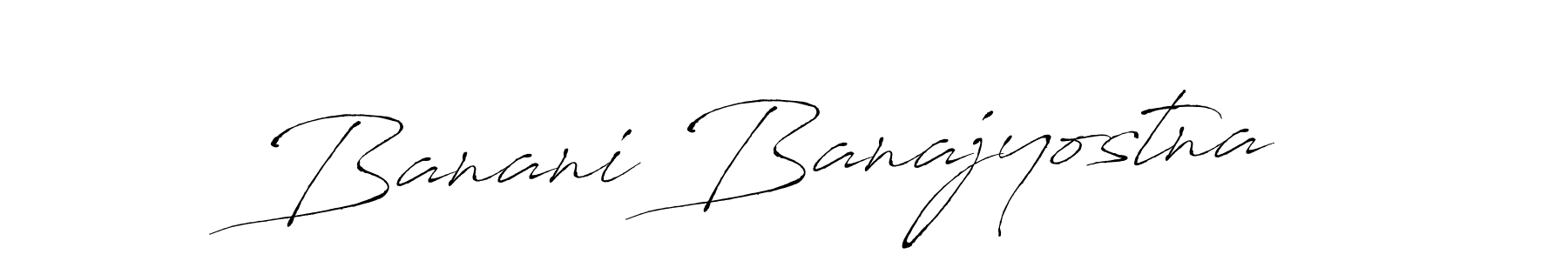 Also we have Banani Banajyostna name is the best signature style. Create professional handwritten signature collection using Antro_Vectra autograph style. Banani Banajyostna signature style 6 images and pictures png