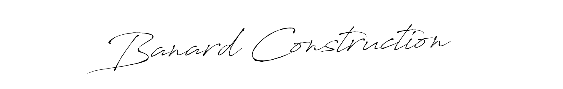 Also You can easily find your signature by using the search form. We will create Banard Construction name handwritten signature images for you free of cost using Antro_Vectra sign style. Banard Construction signature style 6 images and pictures png