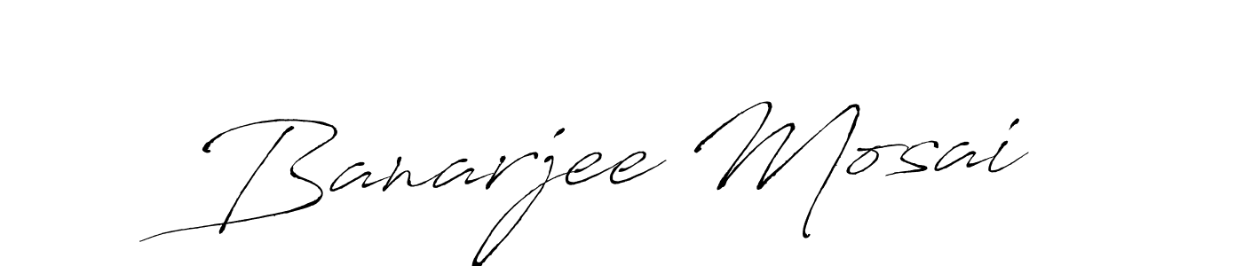 Make a short Banarjee Mosai signature style. Manage your documents anywhere anytime using Antro_Vectra. Create and add eSignatures, submit forms, share and send files easily. Banarjee Mosai signature style 6 images and pictures png