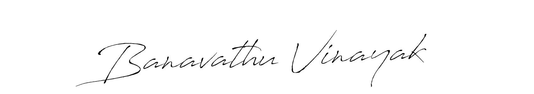 It looks lik you need a new signature style for name Banavathu Vinayak. Design unique handwritten (Antro_Vectra) signature with our free signature maker in just a few clicks. Banavathu Vinayak signature style 6 images and pictures png