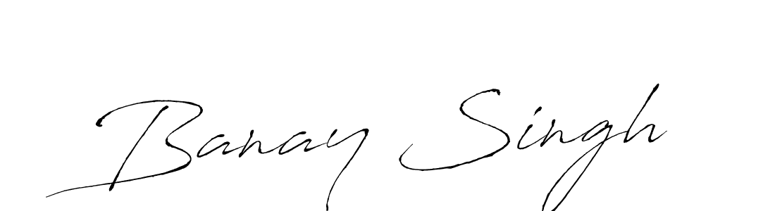 How to make Banay Singh name signature. Use Antro_Vectra style for creating short signs online. This is the latest handwritten sign. Banay Singh signature style 6 images and pictures png