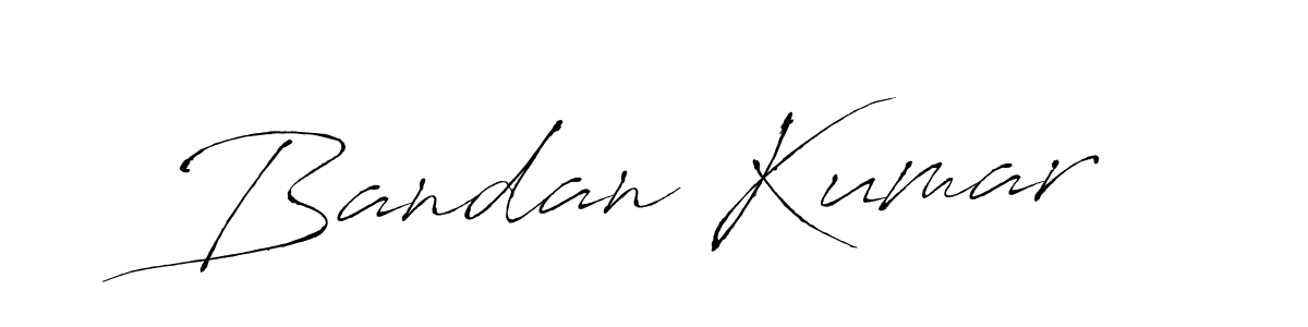 The best way (Antro_Vectra) to make a short signature is to pick only two or three words in your name. The name Bandan Kumar include a total of six letters. For converting this name. Bandan Kumar signature style 6 images and pictures png