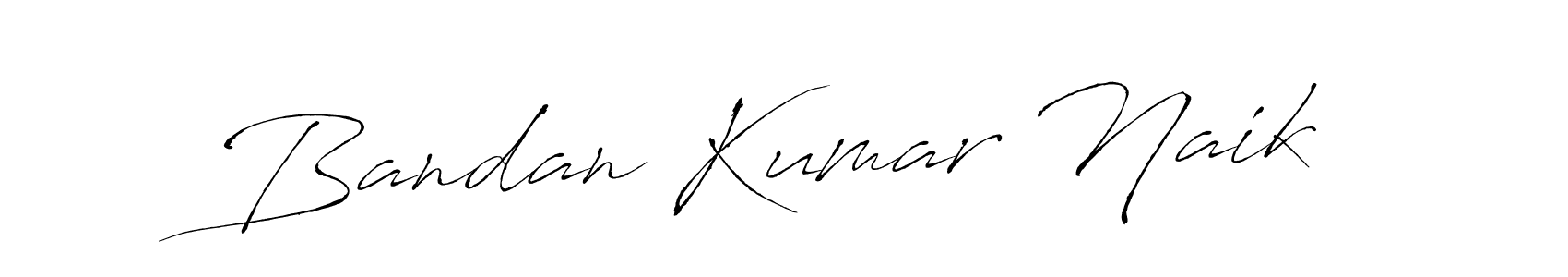 The best way (Antro_Vectra) to make a short signature is to pick only two or three words in your name. The name Bandan Kumar Naik include a total of six letters. For converting this name. Bandan Kumar Naik signature style 6 images and pictures png