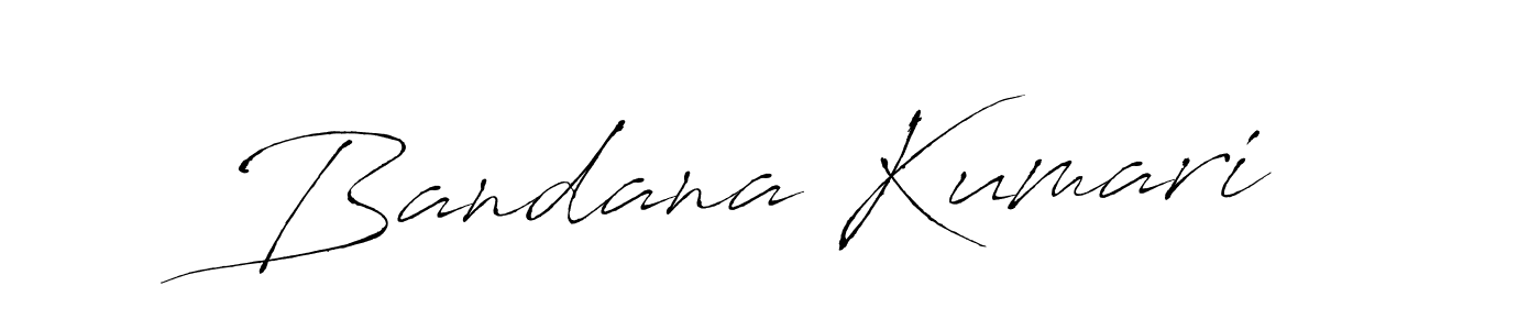 The best way (Antro_Vectra) to make a short signature is to pick only two or three words in your name. The name Bandana Kumari include a total of six letters. For converting this name. Bandana Kumari signature style 6 images and pictures png