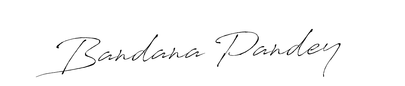 Design your own signature with our free online signature maker. With this signature software, you can create a handwritten (Antro_Vectra) signature for name Bandana Pandey. Bandana Pandey signature style 6 images and pictures png