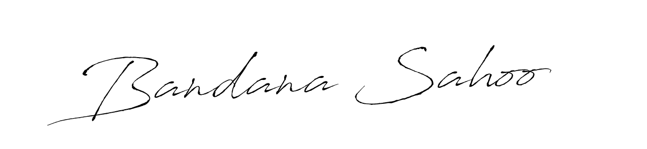 Similarly Antro_Vectra is the best handwritten signature design. Signature creator online .You can use it as an online autograph creator for name Bandana Sahoo. Bandana Sahoo signature style 6 images and pictures png