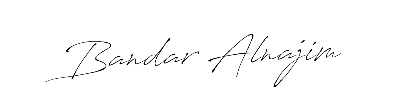 Design your own signature with our free online signature maker. With this signature software, you can create a handwritten (Antro_Vectra) signature for name Bandar Alnajim. Bandar Alnajim signature style 6 images and pictures png