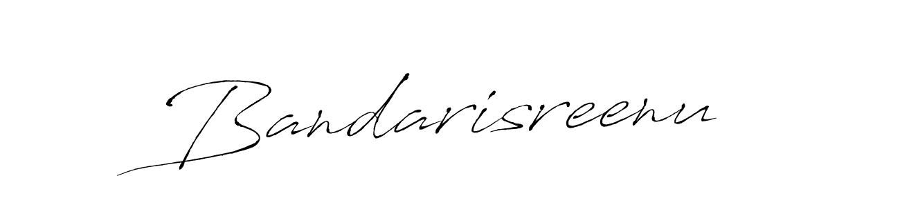 Use a signature maker to create a handwritten signature online. With this signature software, you can design (Antro_Vectra) your own signature for name Bandarisreenu. Bandarisreenu signature style 6 images and pictures png