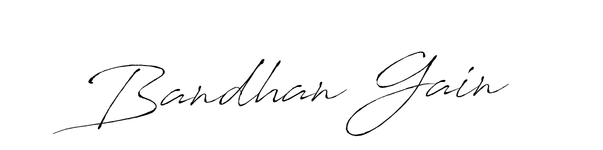 Once you've used our free online signature maker to create your best signature Antro_Vectra style, it's time to enjoy all of the benefits that Bandhan Gain name signing documents. Bandhan Gain signature style 6 images and pictures png