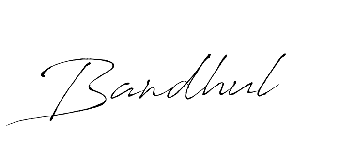 Make a beautiful signature design for name Bandhul. With this signature (Antro_Vectra) style, you can create a handwritten signature for free. Bandhul signature style 6 images and pictures png
