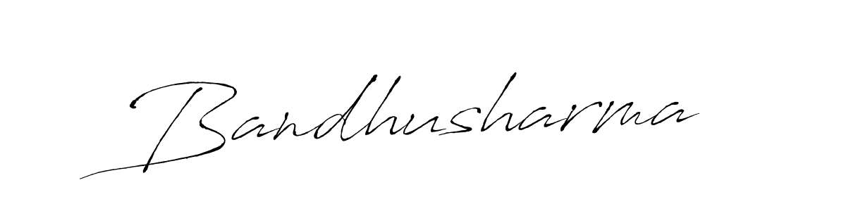 How to make Bandhusharma signature? Antro_Vectra is a professional autograph style. Create handwritten signature for Bandhusharma name. Bandhusharma signature style 6 images and pictures png