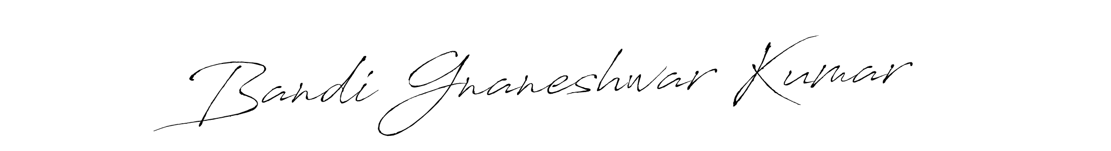 Use a signature maker to create a handwritten signature online. With this signature software, you can design (Antro_Vectra) your own signature for name Bandi Gnaneshwar Kumar. Bandi Gnaneshwar Kumar signature style 6 images and pictures png