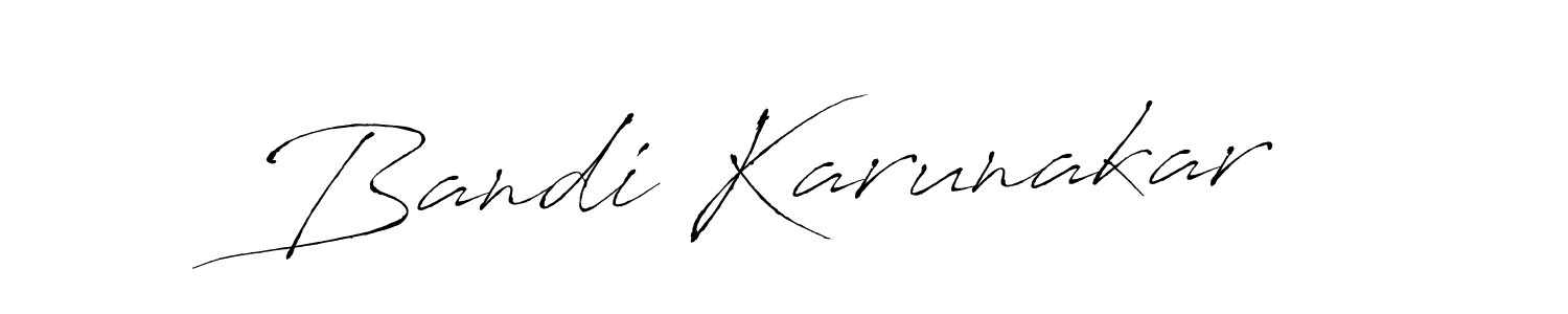 Similarly Antro_Vectra is the best handwritten signature design. Signature creator online .You can use it as an online autograph creator for name Bandi Karunakar. Bandi Karunakar signature style 6 images and pictures png