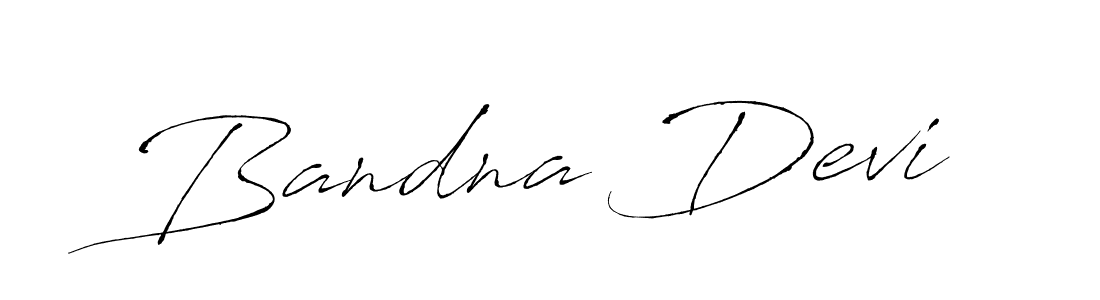 Antro_Vectra is a professional signature style that is perfect for those who want to add a touch of class to their signature. It is also a great choice for those who want to make their signature more unique. Get Bandna Devi name to fancy signature for free. Bandna Devi signature style 6 images and pictures png