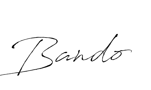 You should practise on your own different ways (Antro_Vectra) to write your name (Bando) in signature. don't let someone else do it for you. Bando signature style 6 images and pictures png