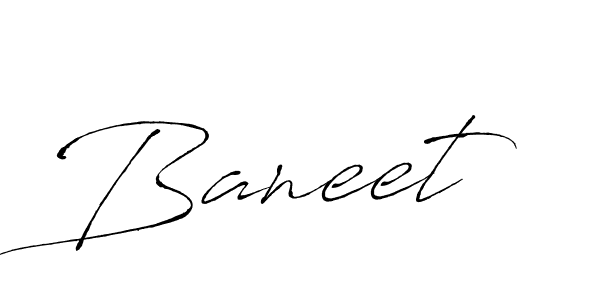 Antro_Vectra is a professional signature style that is perfect for those who want to add a touch of class to their signature. It is also a great choice for those who want to make their signature more unique. Get Baneet name to fancy signature for free. Baneet signature style 6 images and pictures png