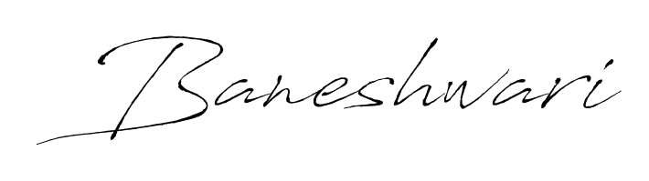 Upgrade your professional image with Baneshwari signature created with Antro_Vectra font. Fast, free, and watermark-free download. Baneshwari signature style 6 images and pictures png