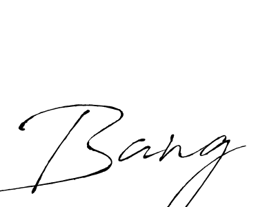 How to make Bang name signature. Use Antro_Vectra style for creating short signs online. This is the latest handwritten sign. Bang signature style 6 images and pictures png
