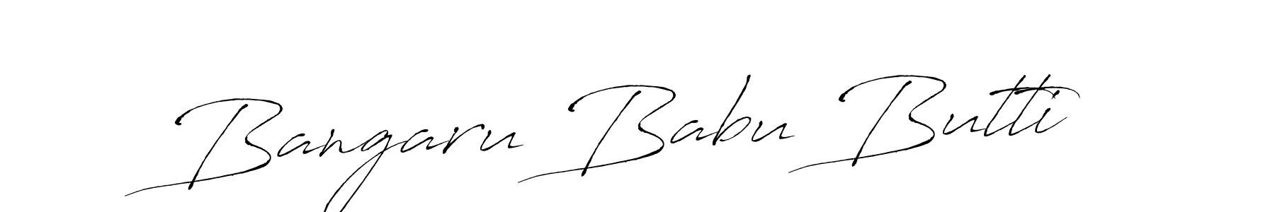 Use a signature maker to create a handwritten signature online. With this signature software, you can design (Antro_Vectra) your own signature for name Bangaru Babu Butti. Bangaru Babu Butti signature style 6 images and pictures png