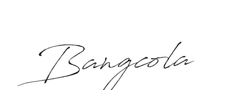 Also You can easily find your signature by using the search form. We will create Bangcola name handwritten signature images for you free of cost using Antro_Vectra sign style. Bangcola signature style 6 images and pictures png