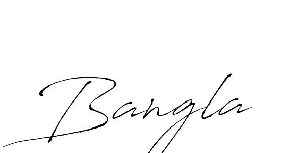 Make a beautiful signature design for name Bangla. With this signature (Antro_Vectra) style, you can create a handwritten signature for free. Bangla signature style 6 images and pictures png