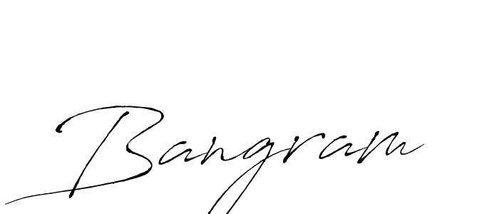 Create a beautiful signature design for name Bangram. With this signature (Antro_Vectra) fonts, you can make a handwritten signature for free. Bangram signature style 6 images and pictures png