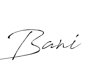 Antro_Vectra is a professional signature style that is perfect for those who want to add a touch of class to their signature. It is also a great choice for those who want to make their signature more unique. Get Bani name to fancy signature for free. Bani signature style 6 images and pictures png