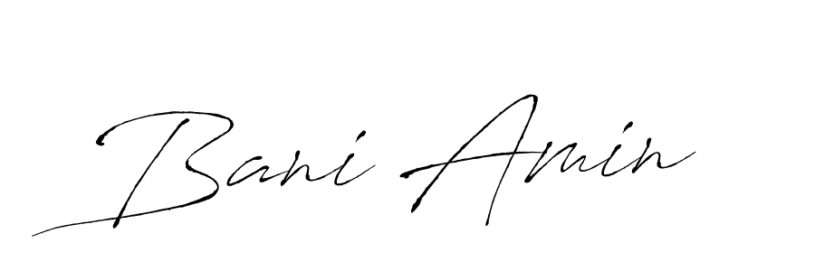 Antro_Vectra is a professional signature style that is perfect for those who want to add a touch of class to their signature. It is also a great choice for those who want to make their signature more unique. Get Bani Amin name to fancy signature for free. Bani Amin signature style 6 images and pictures png