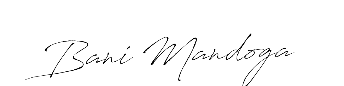 The best way (Antro_Vectra) to make a short signature is to pick only two or three words in your name. The name Bani Mandoga include a total of six letters. For converting this name. Bani Mandoga signature style 6 images and pictures png