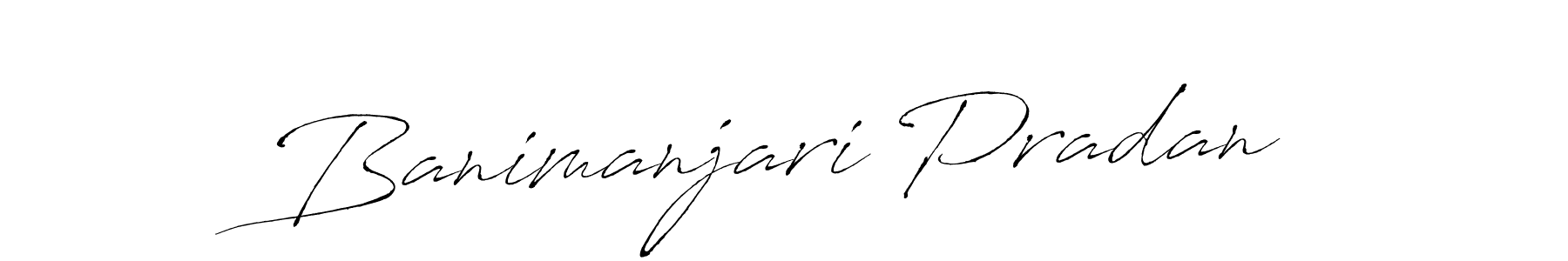 Use a signature maker to create a handwritten signature online. With this signature software, you can design (Antro_Vectra) your own signature for name Banimanjari Pradan. Banimanjari Pradan signature style 6 images and pictures png