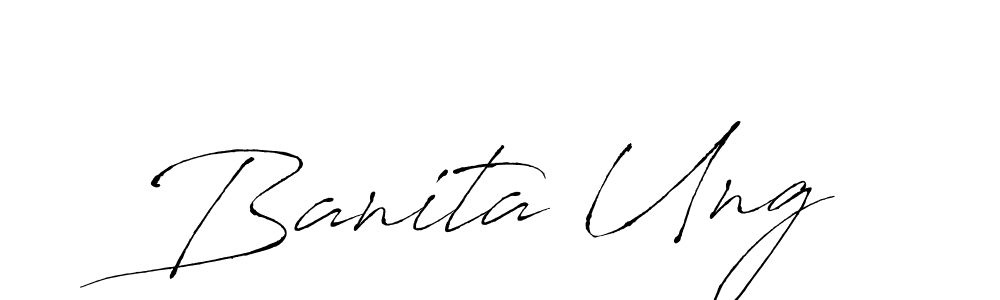 It looks lik you need a new signature style for name Banita Ung. Design unique handwritten (Antro_Vectra) signature with our free signature maker in just a few clicks. Banita Ung signature style 6 images and pictures png