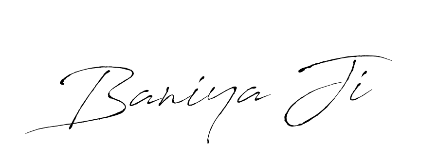 Make a beautiful signature design for name Baniya Ji. Use this online signature maker to create a handwritten signature for free. Baniya Ji signature style 6 images and pictures png