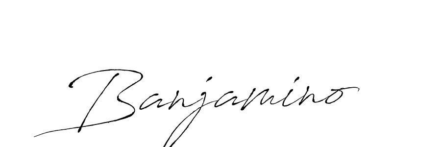 Make a beautiful signature design for name Banjamino. Use this online signature maker to create a handwritten signature for free. Banjamino signature style 6 images and pictures png