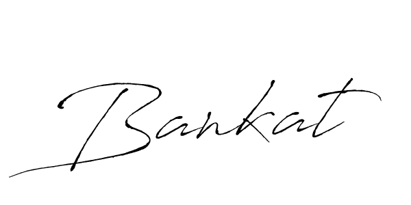How to make Bankat name signature. Use Antro_Vectra style for creating short signs online. This is the latest handwritten sign. Bankat signature style 6 images and pictures png