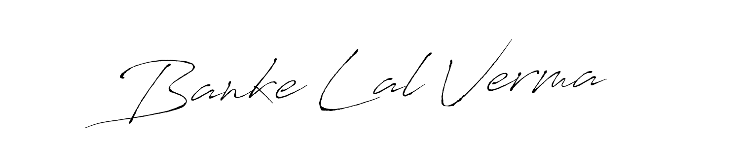 Make a beautiful signature design for name Banke Lal Verma. Use this online signature maker to create a handwritten signature for free. Banke Lal Verma signature style 6 images and pictures png