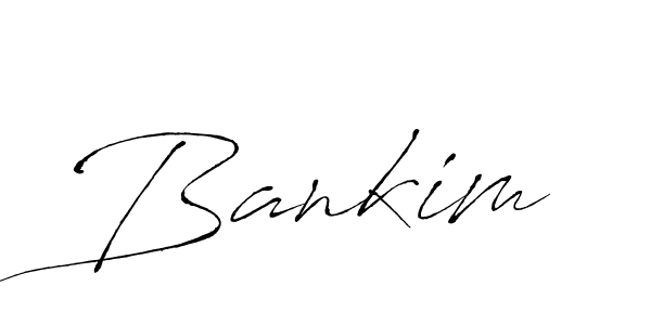 Design your own signature with our free online signature maker. With this signature software, you can create a handwritten (Antro_Vectra) signature for name Bankim. Bankim signature style 6 images and pictures png