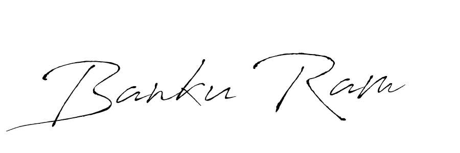 How to Draw Banku Ram signature style? Antro_Vectra is a latest design signature styles for name Banku Ram. Banku Ram signature style 6 images and pictures png