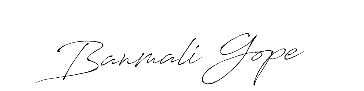 It looks lik you need a new signature style for name Banmali Gope. Design unique handwritten (Antro_Vectra) signature with our free signature maker in just a few clicks. Banmali Gope signature style 6 images and pictures png