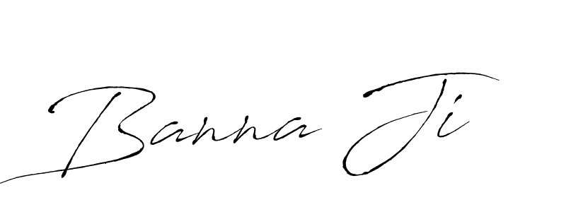 You should practise on your own different ways (Antro_Vectra) to write your name (Banna Ji) in signature. don't let someone else do it for you. Banna Ji signature style 6 images and pictures png