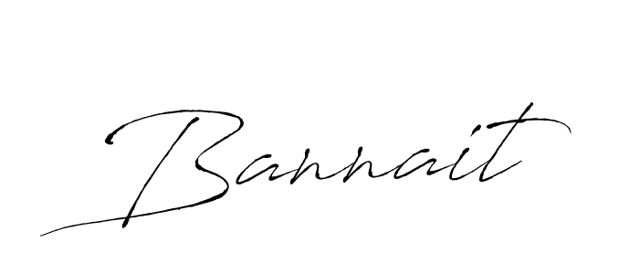 Make a beautiful signature design for name Bannait. With this signature (Antro_Vectra) style, you can create a handwritten signature for free. Bannait signature style 6 images and pictures png