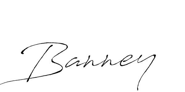 How to make Banney signature? Antro_Vectra is a professional autograph style. Create handwritten signature for Banney name. Banney signature style 6 images and pictures png